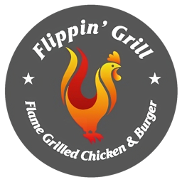 Flippin Grill logo.